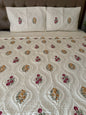 King Size Motif Quilted Bedcover