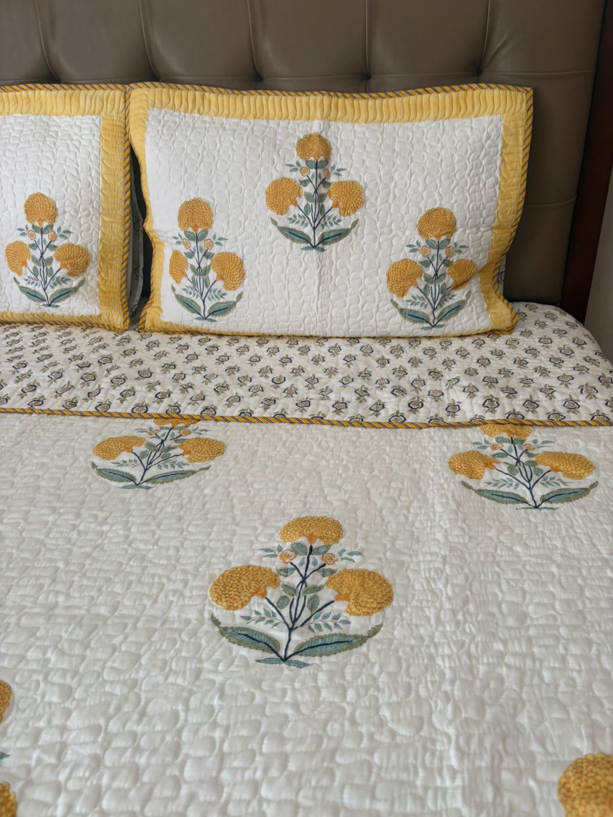 King Size Quilted Bedcover