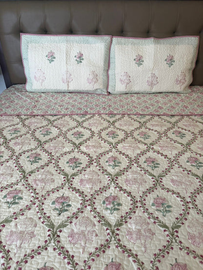 King Size Quilted Bedcover