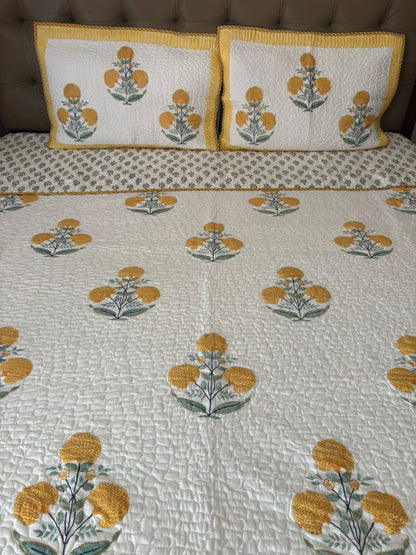 King Size Quilted Bedcover