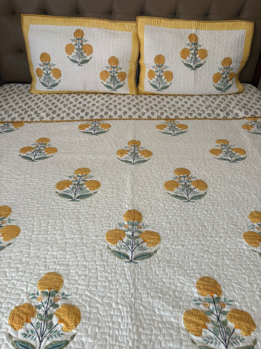 King Size Quilted Bedcover