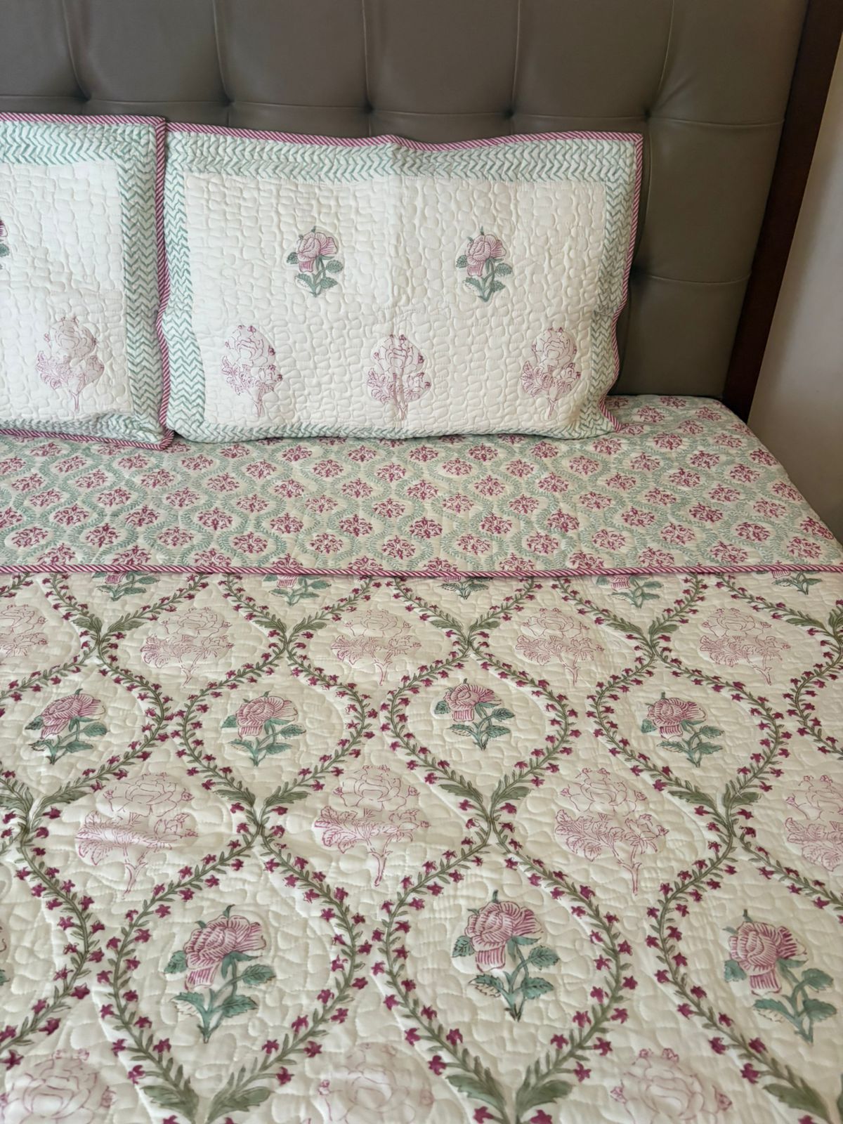 King Size Quilted Bedcover