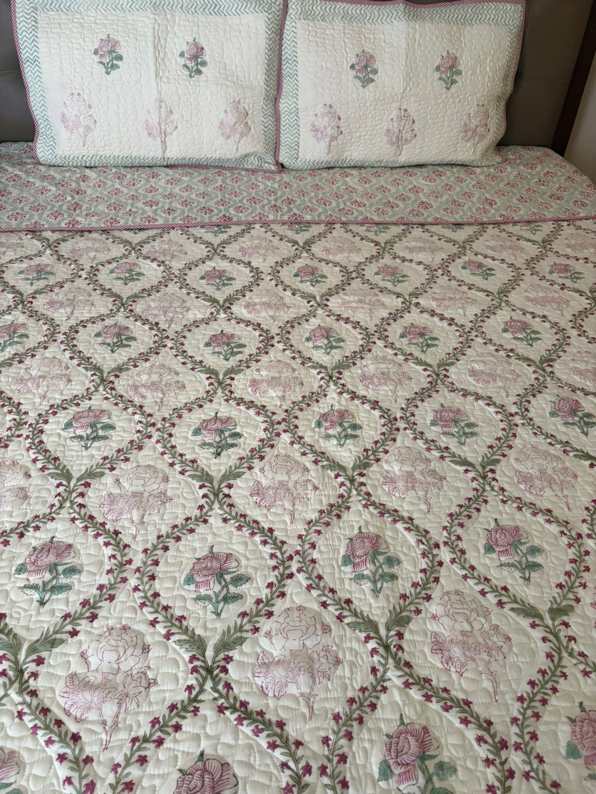 King Size Quilted Bedcover