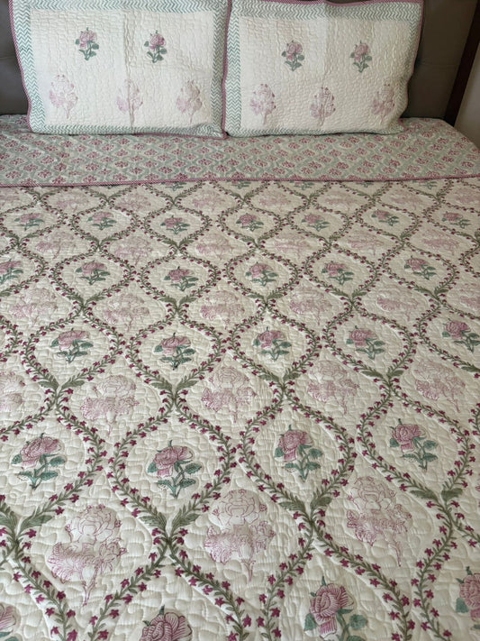 King Size Quilted Bedcover