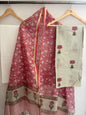 Unstitched Chanderi Suit