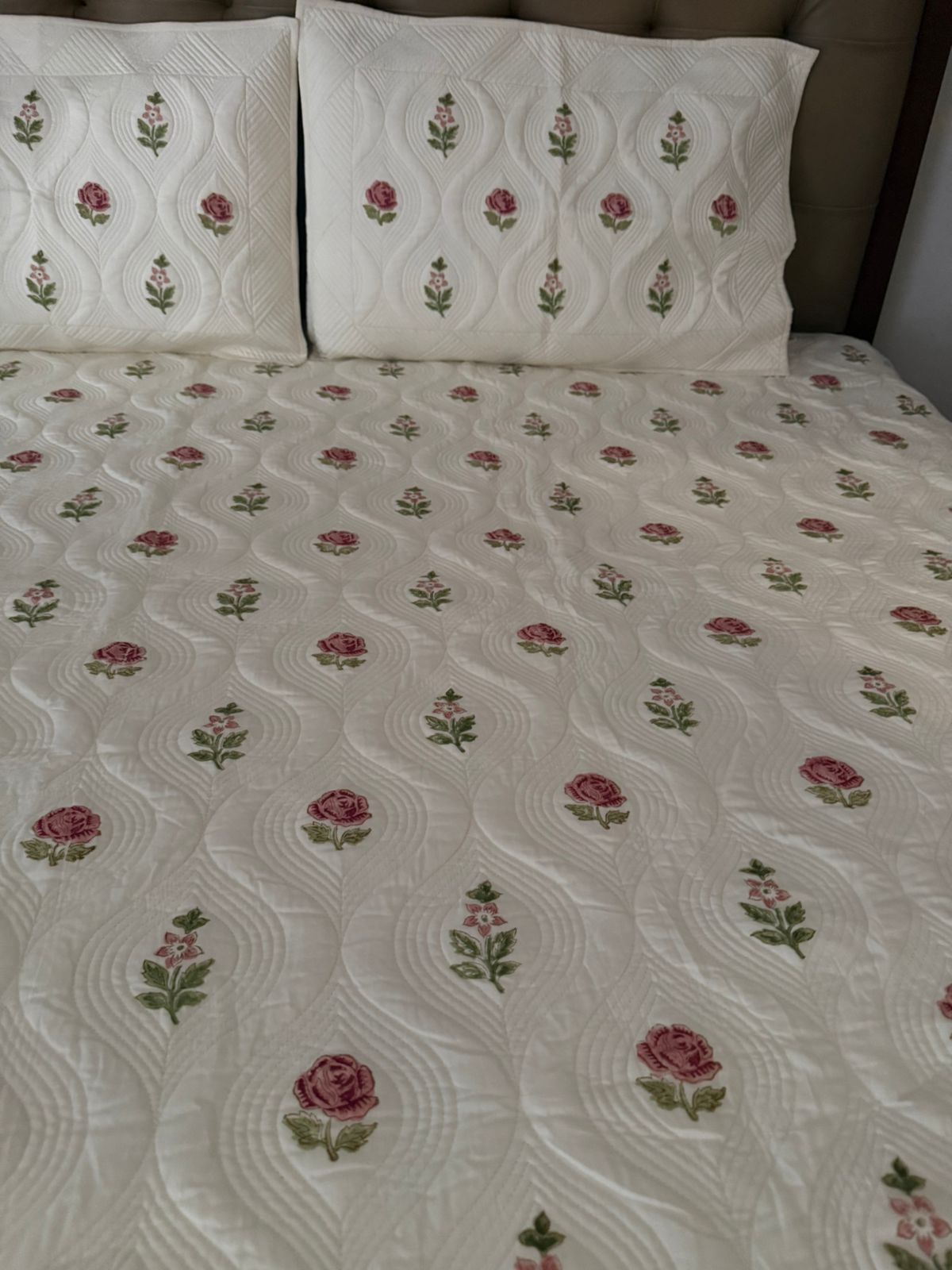 Super King Size Quilted Bedcover