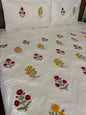 King Size Motif Quilted Bedcover