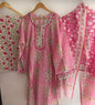 Semistitched Chanderi Suit