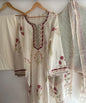 Semistitched Chanderi Suit