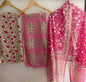Unstitched Chanderi Suit