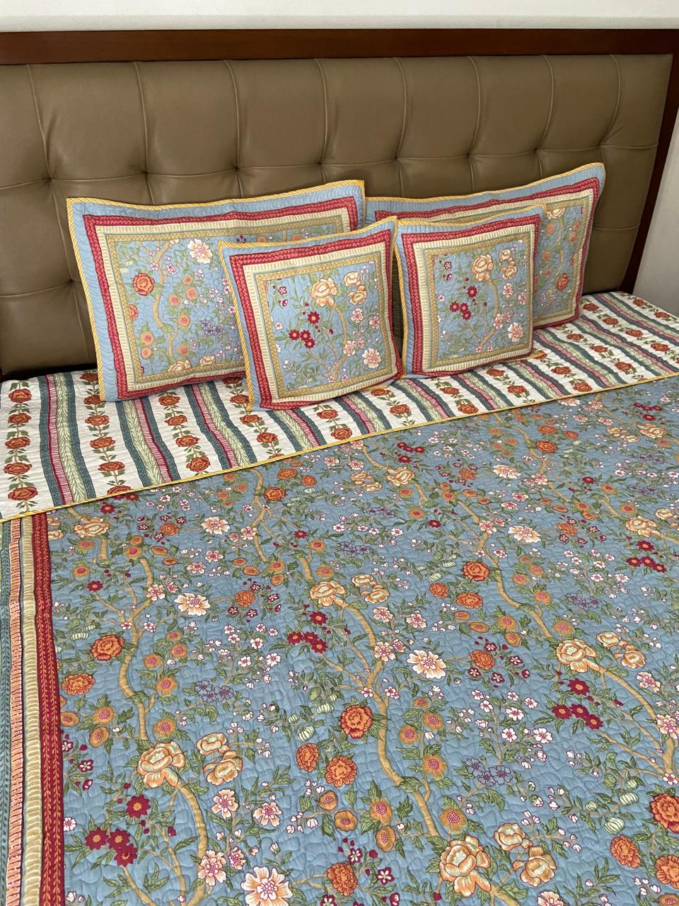 King Size Quilted Bedcover