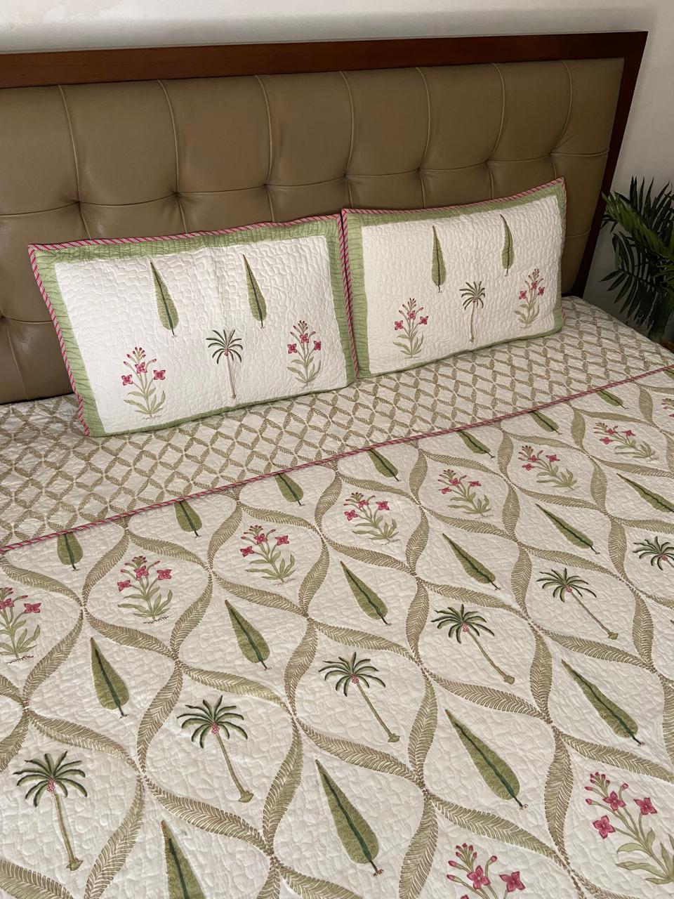King Size Quilted Bedcover