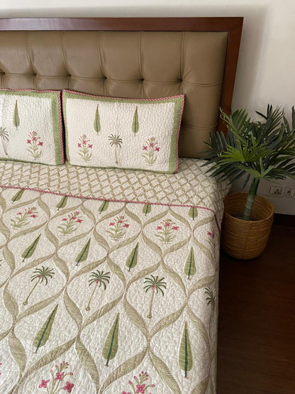 King Size Quilted Bedcover