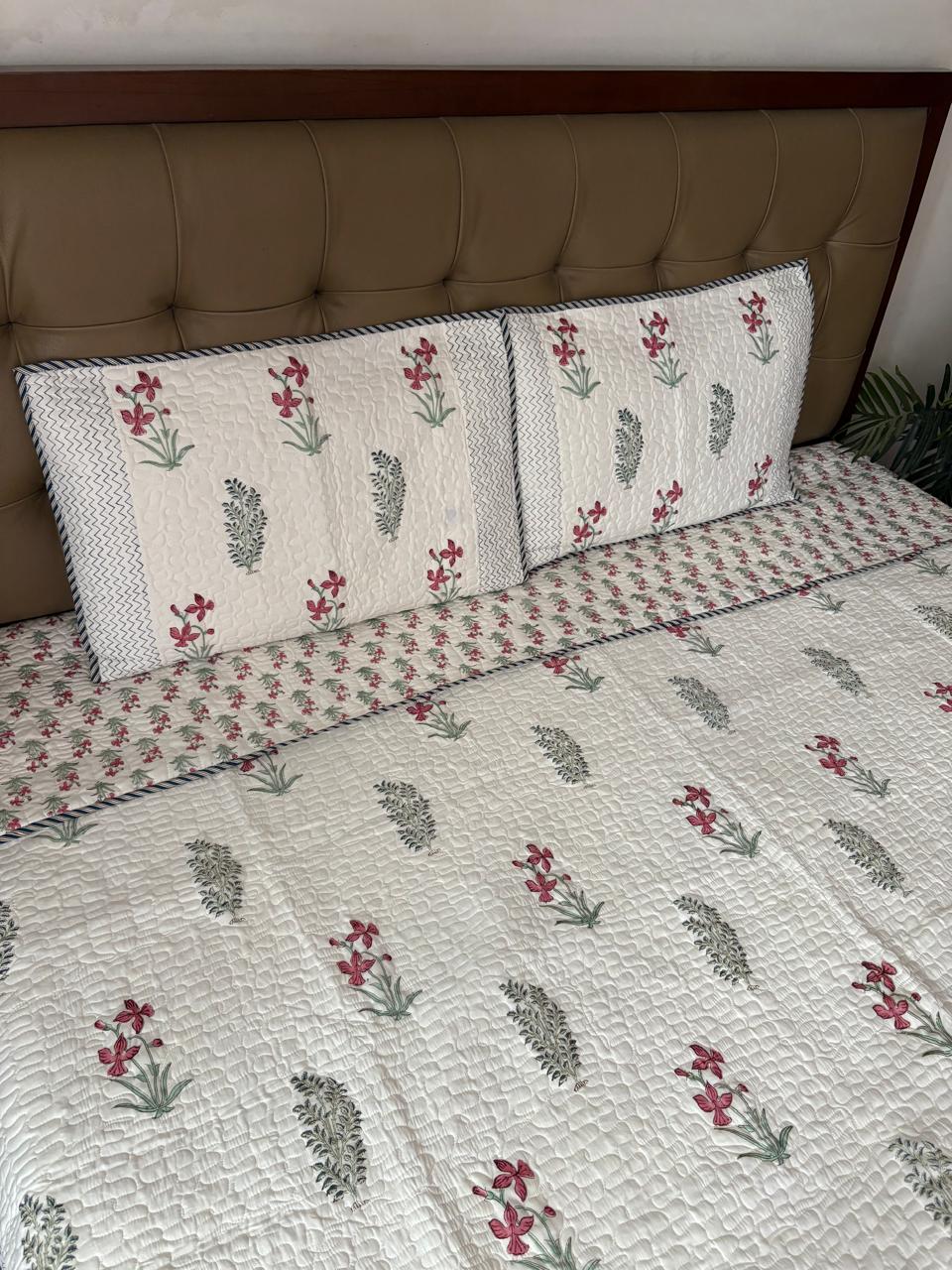 King Size Quilted Bedcover