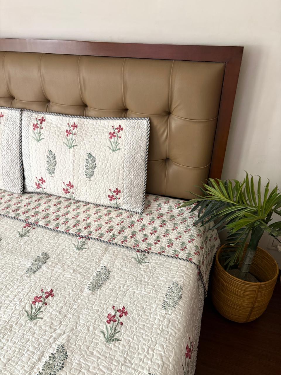 King Size Quilted Bedcover
