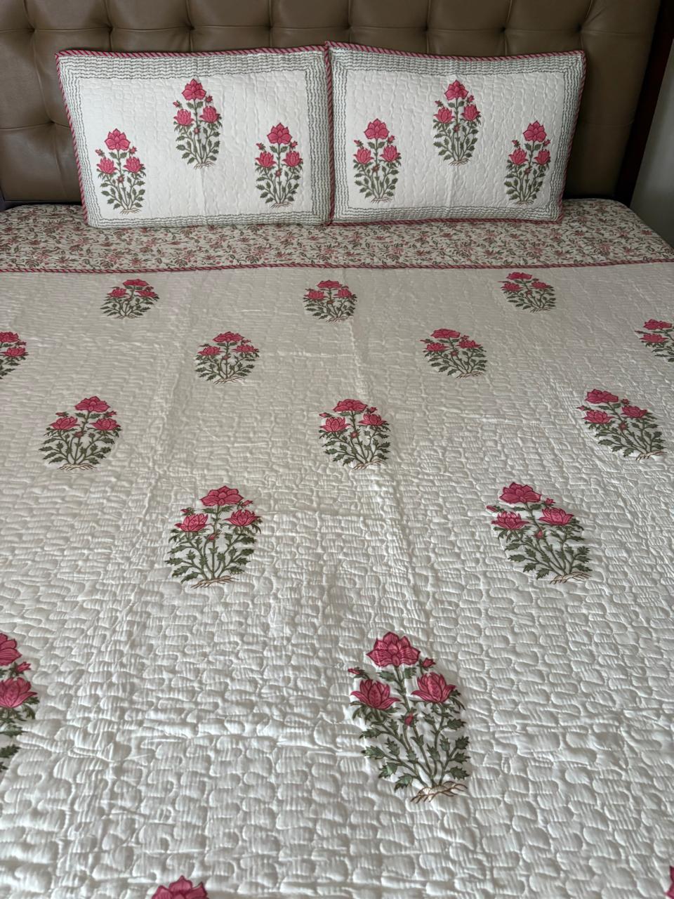 Super King Size Quilted Bedcover