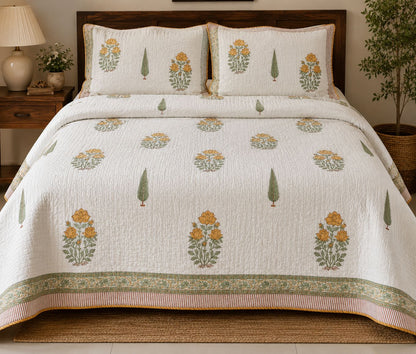 Super King Size Quilted Bedcover