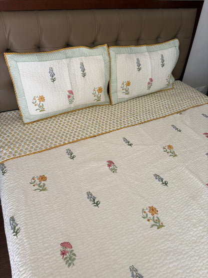 Super King Size Quilted Bedcover