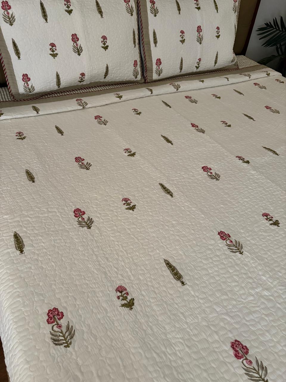 Super King Size Quilted Bedcover