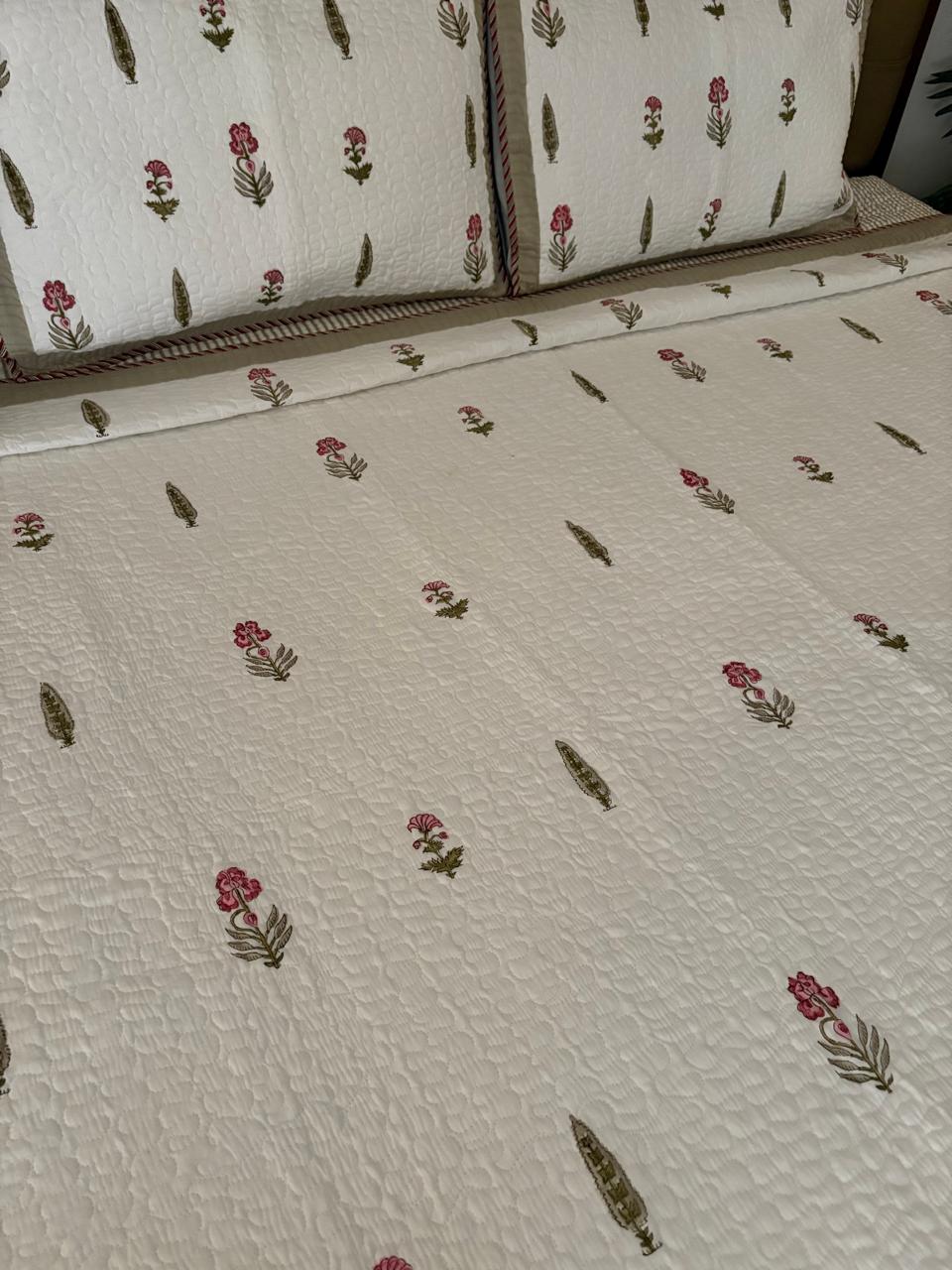 Super King Size Quilted Bedcover