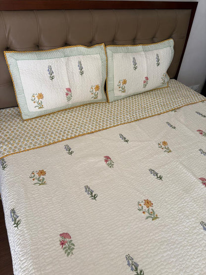 Super King Size Quilted Bedcover
