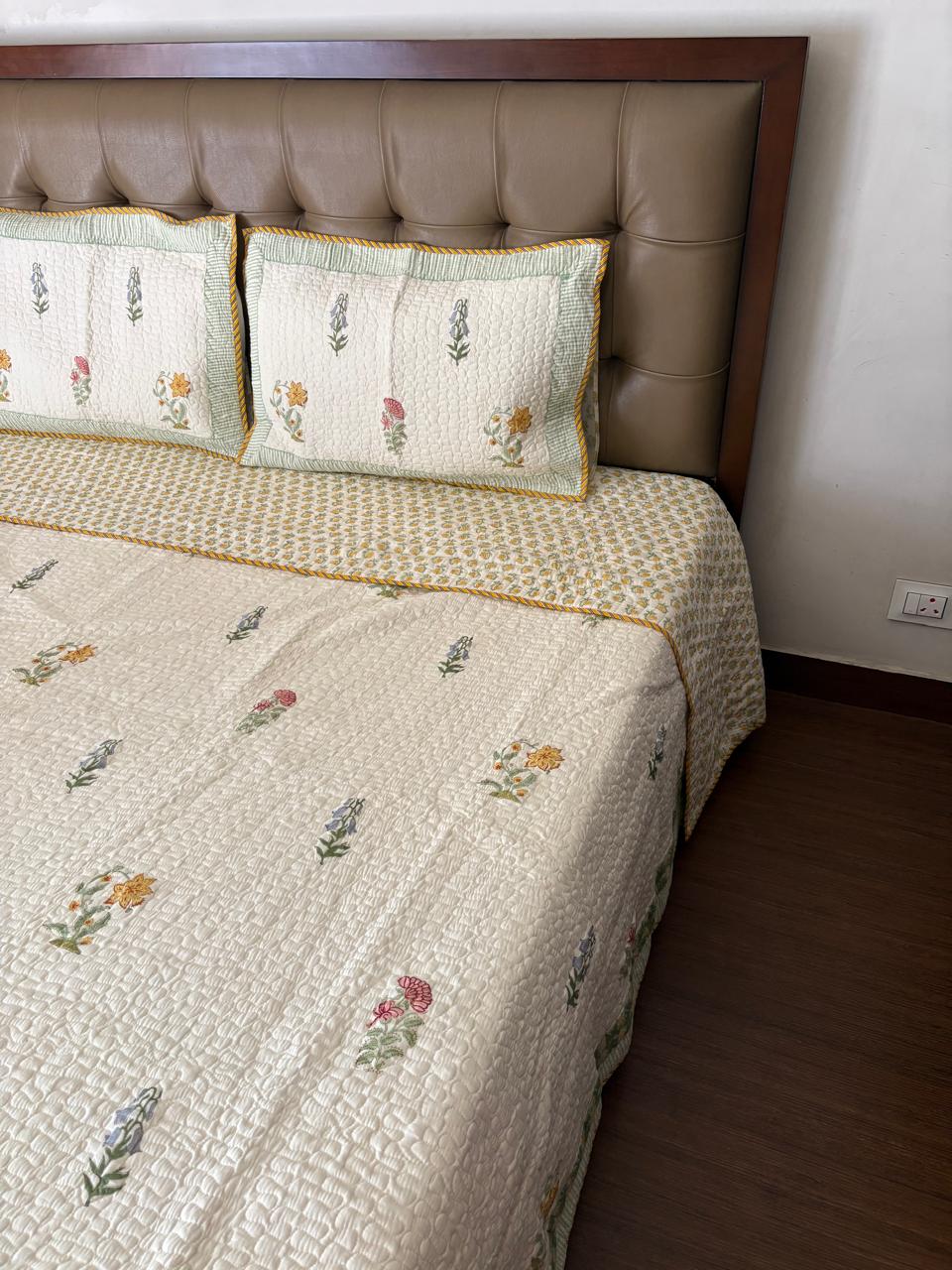 Super King Size Quilted Bedcover