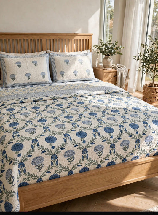 Super King Size Quilted Bedcover