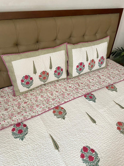 Super King Size Quilted Bedcover