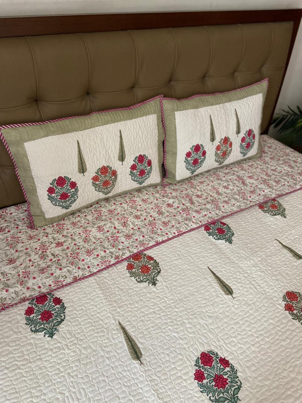Super King Size Quilted Bedcover