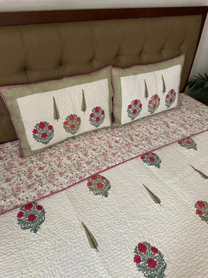 Super King Size Quilted Bedcover