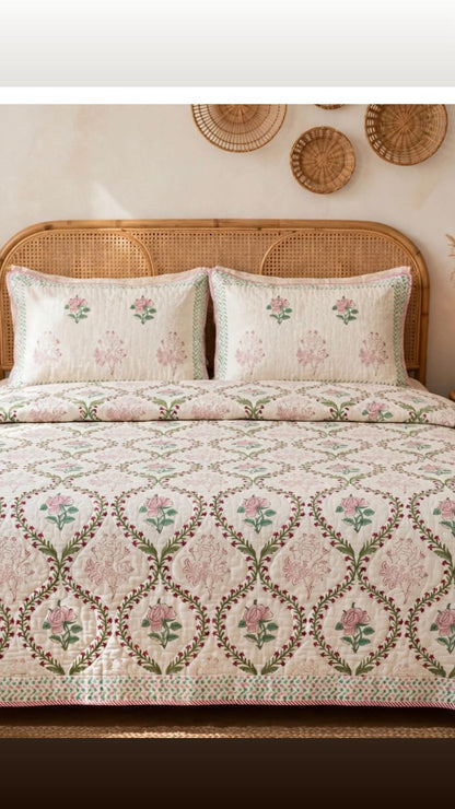 Super King Size Quilted Bedcover