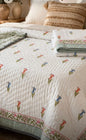 Double Bed Quilts With Matching Bedsheet