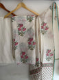 Unstitched Chanderi Suit