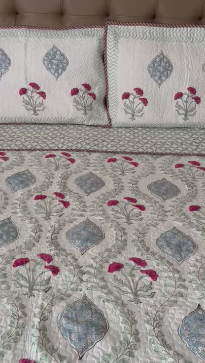 King Size Quilted Bedcover