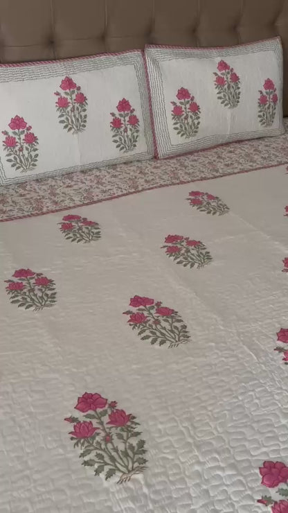 Super King Size Quilted Bedcover