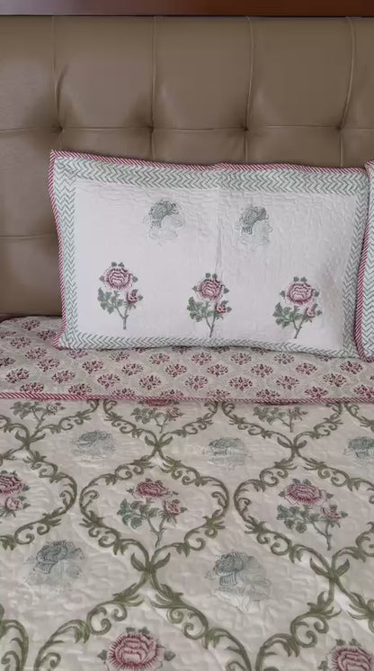 King Size Quilted Bedcover